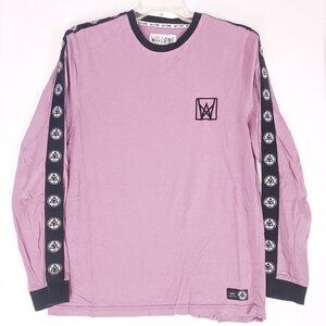 Welcome Skateboards Witch Pentagram Long Sleeve Dusty Rose Gothic Skate